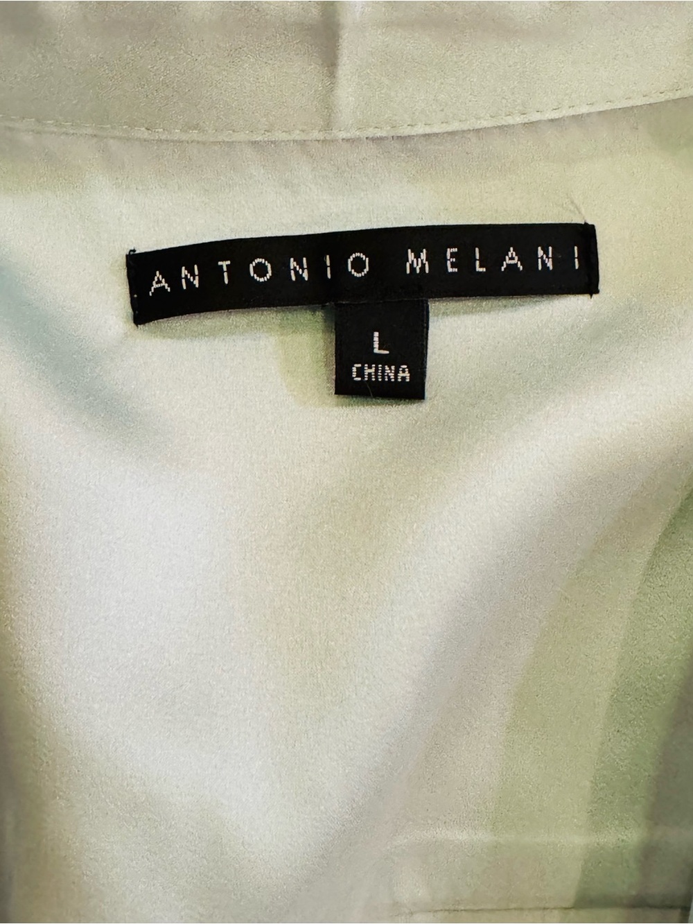 Antonio Melani Aqua Silk Blouse - Picture 5 of 6